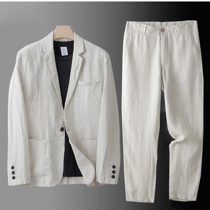 Ézéchiel – Ensemble élégant en lin pour homme