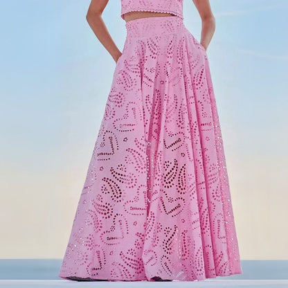 Taline – Ensemble Chic à Crop Top