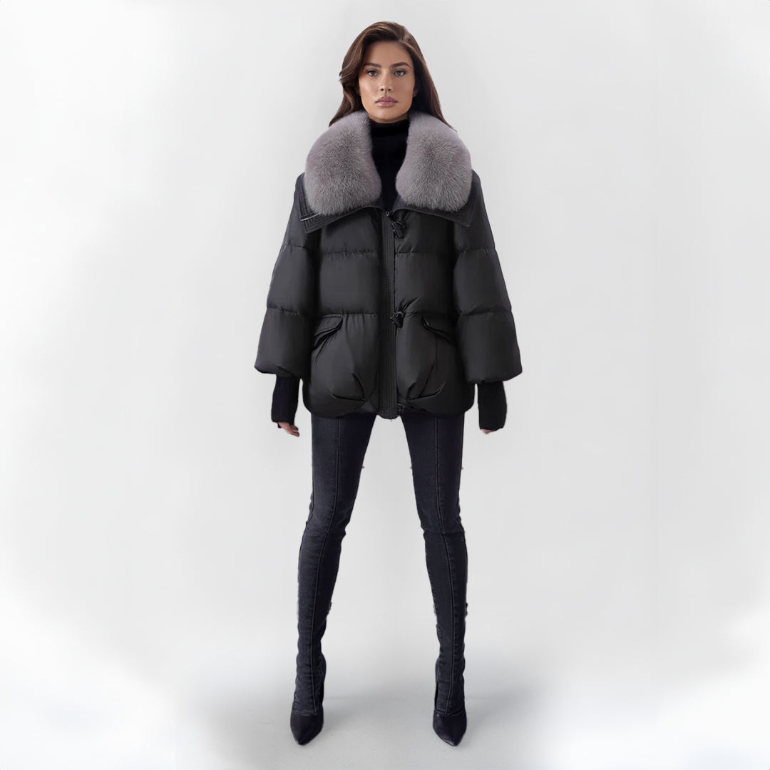 Cerise - Veste Chic en Fausse Fourrure