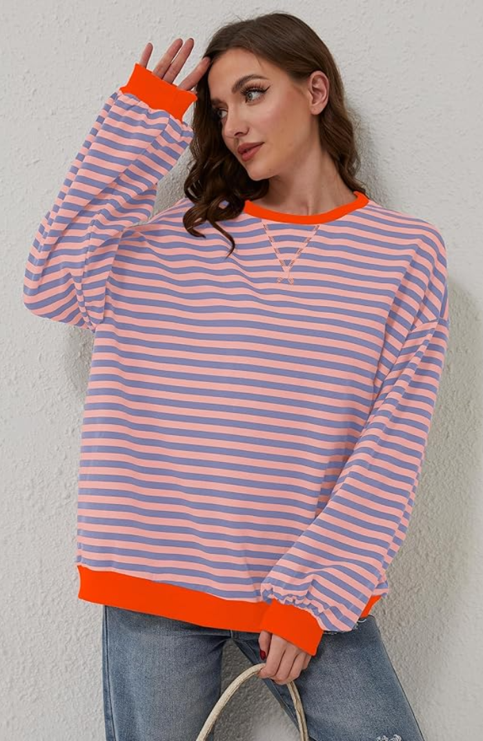 Véronique - Pull rayé chic et douillet
