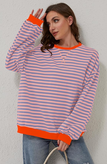 Véronique - Pull rayé chic et douillet