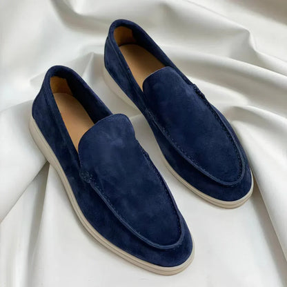 Fabrice – Élégants mocassins en suède