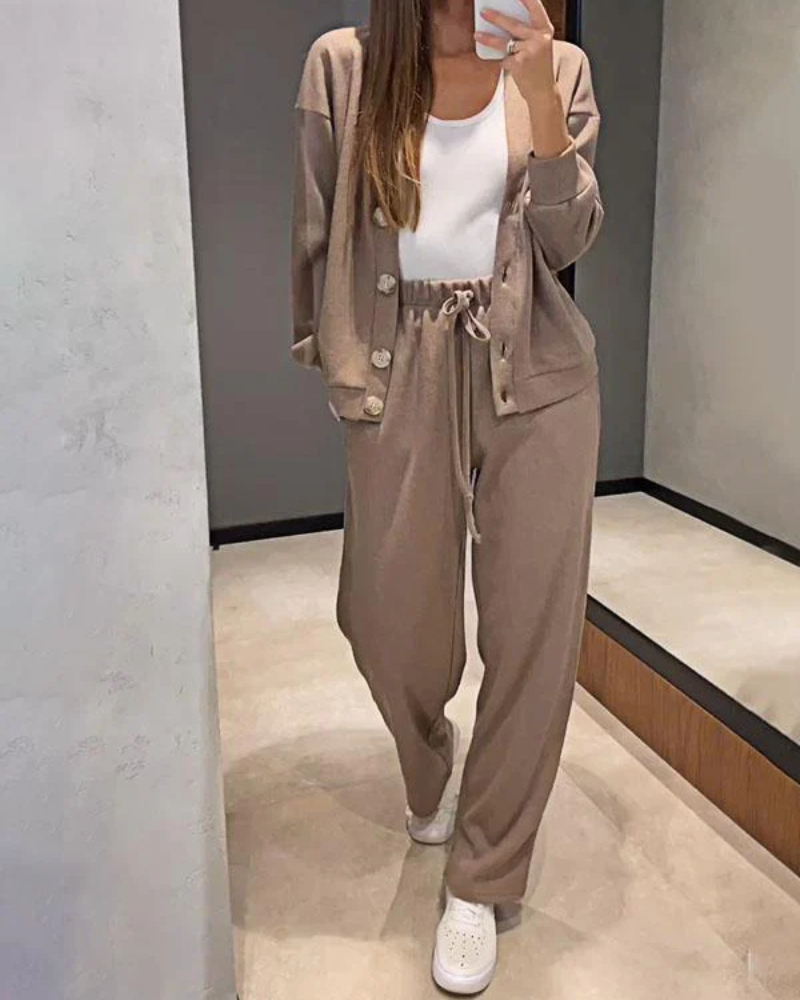 Éline - Ensemble tricoté chic et douillet