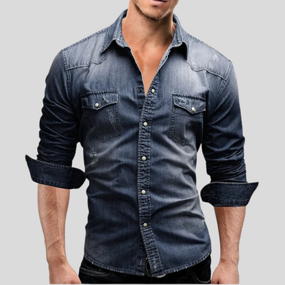 vitoria™ - Chemise en denim au design contemporain