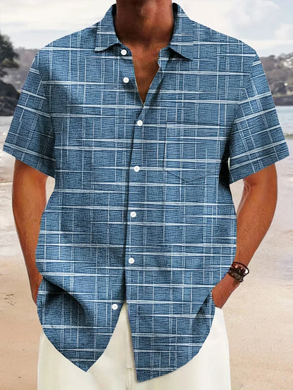 Vitoria™ | Chemise Chic à Rayures et Carreaux