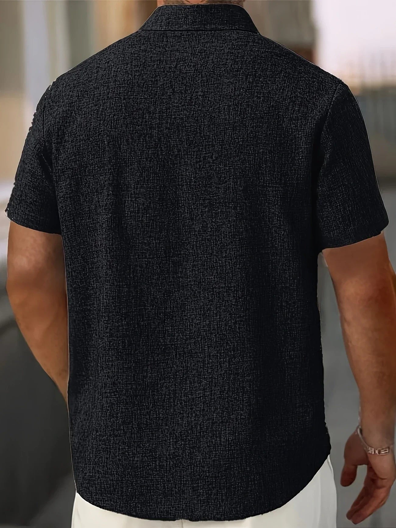Vitoria™ | Chemise légère à manches courtes en lin mélangé