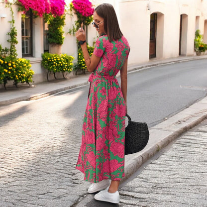 Florine – Robe fluide à silhouette élégante