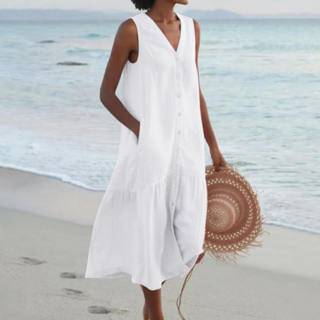 Esméralda – Élégante Robe d'Été Flatteuse