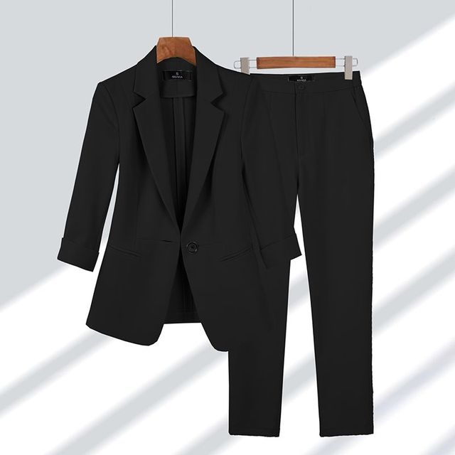 Amance – Élégant Blazer et Ensemble Pantalon
