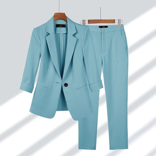 Amance – Élégant Blazer et Ensemble Pantalon