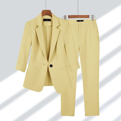 Amance – Élégant Blazer et Ensemble Pantalon