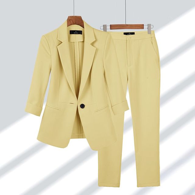 Amance – Élégant Blazer et Ensemble Pantalon