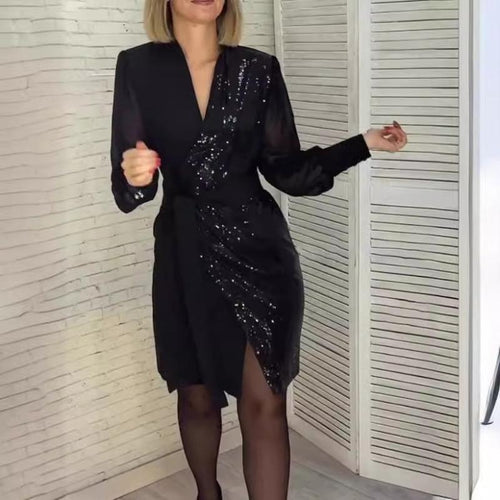 Naïs - Robe Chic avec Fente
