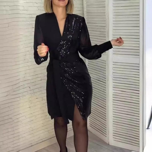 Naïs - Robe Chic avec Fente