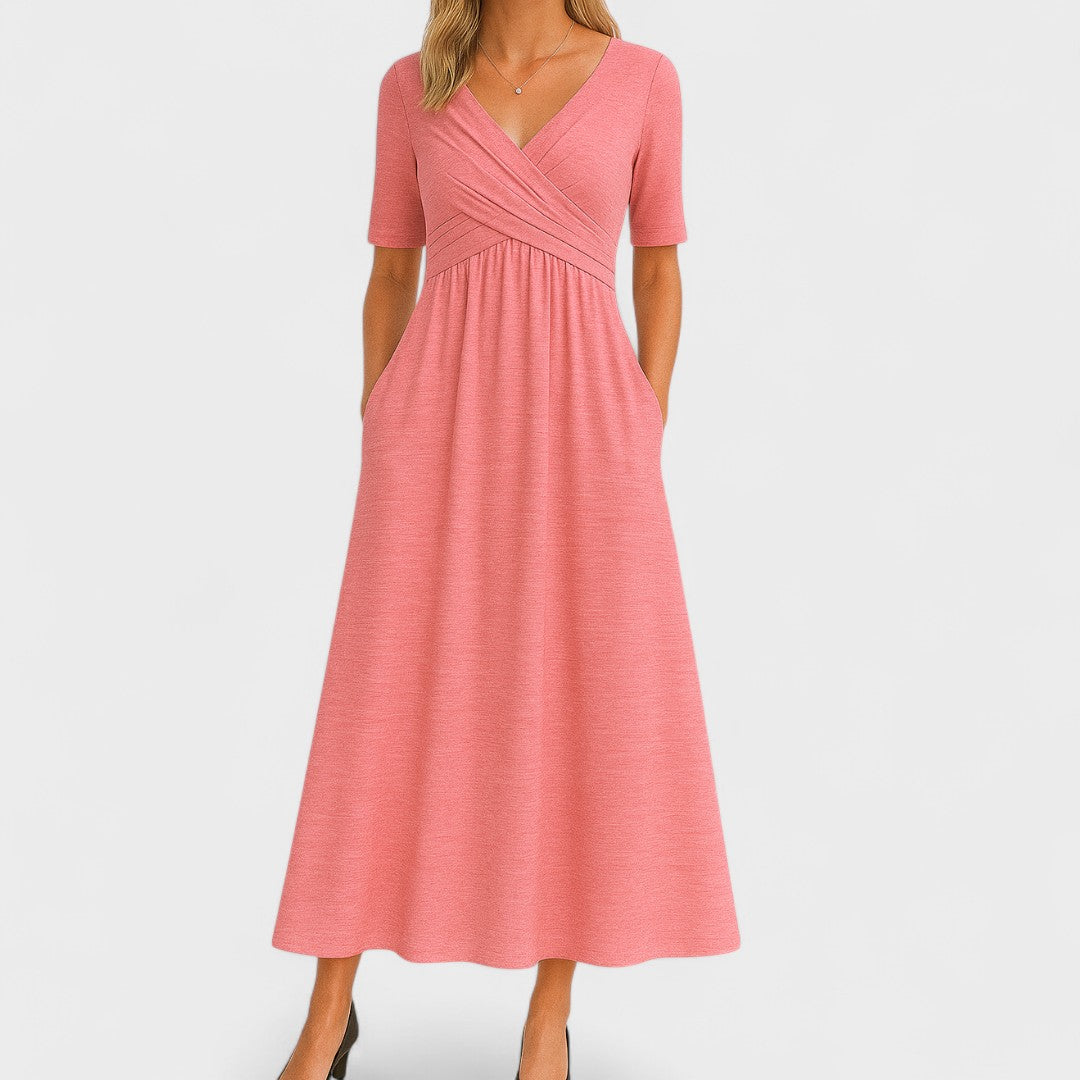 Alméria – Élégante et Confortable Robe Midi