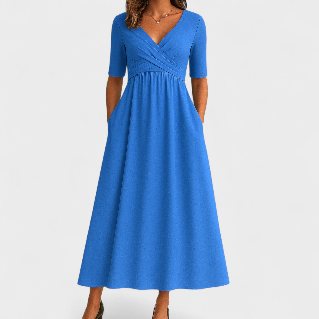 Alméria – Élégante et Confortable Robe Midi