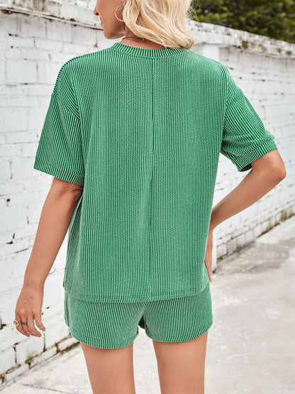Maëlys – Ensemble de loungewear en tissu côtelé ultra-confortable
