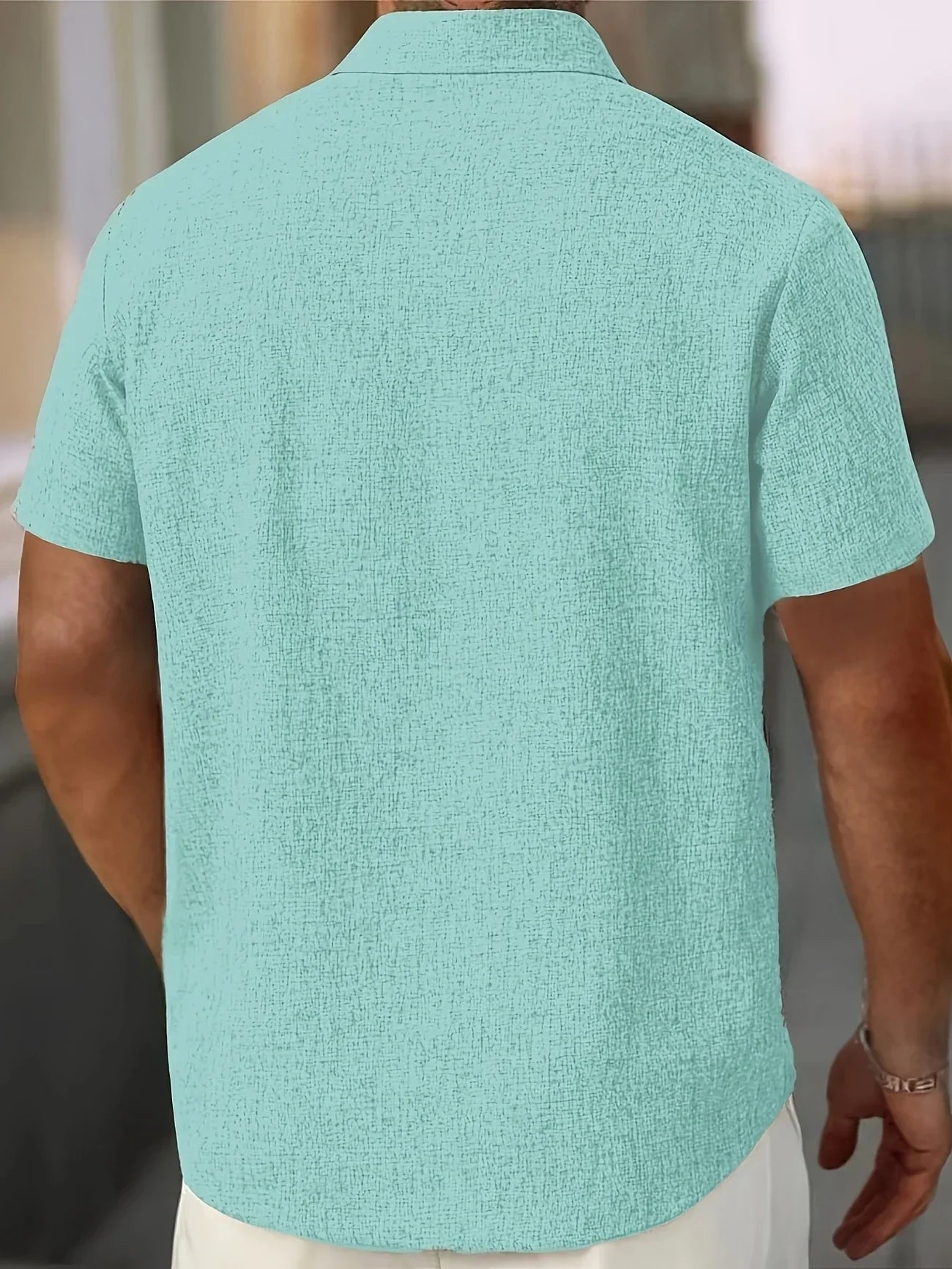 Vitoria™ | Chemise légère à manches courtes en lin mélangé