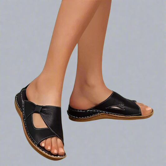 Eulalie - Sandales orthopédiques en cuir haut de gamme