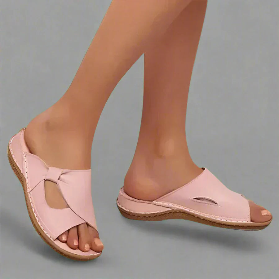 Eulalie - Sandales orthopédiques en cuir haut de gamme