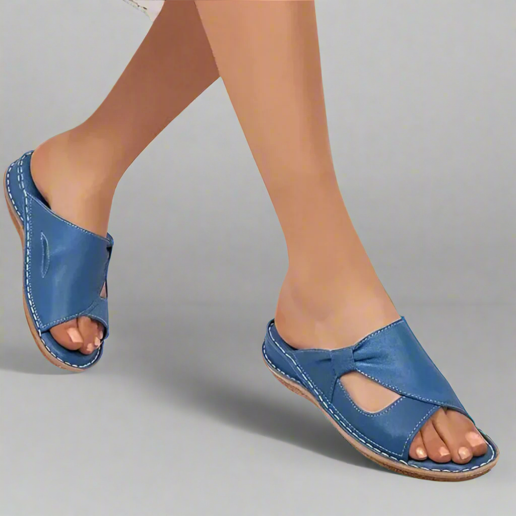 Eulalie - Sandales orthopédiques en cuir haut de gamme