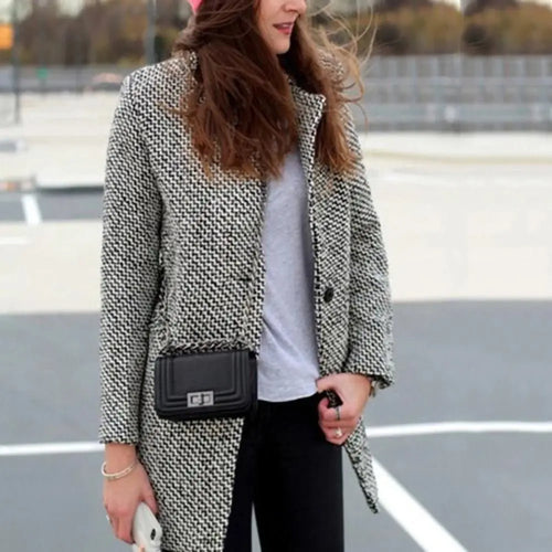 Clotilde - Élégant manteau en laine au style intemporel