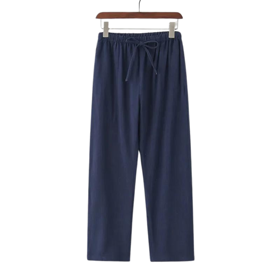 Vitoria™ | Pantalon en Lin Élégant