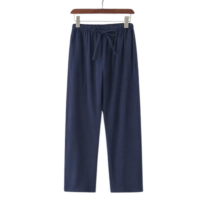 Vitoria™ | Pantalon en Lin Élégant