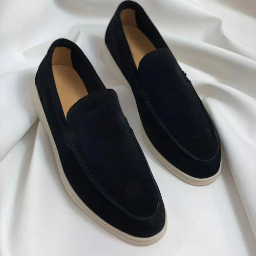 Fabrice – Élégants mocassins en suède