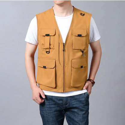 Eloïs – Gilet Cargo Respirant à Multiples Poches