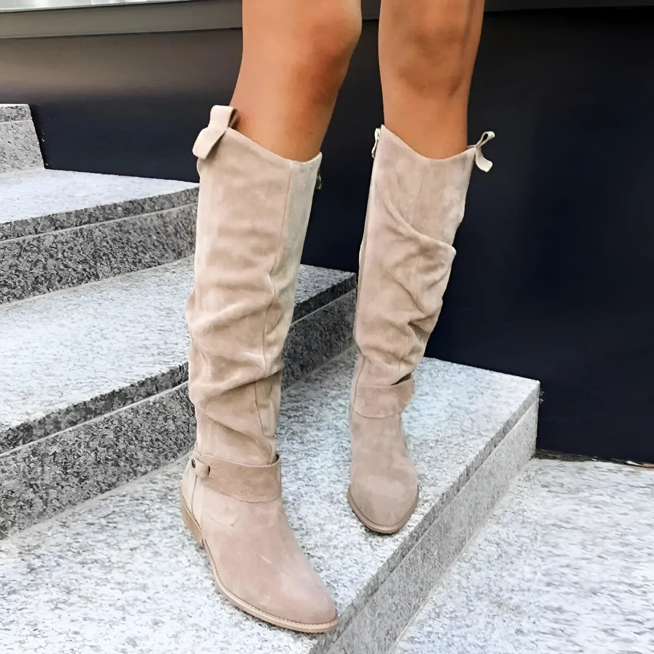 Aria – Élégantes Bottes en Cuir Résistantes