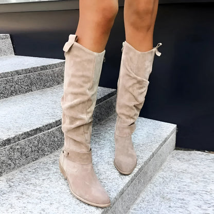 Aria – Élégantes Bottes en Cuir Résistantes