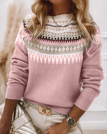 Pull Tricoté Élégant et Polyvalent - Philippine