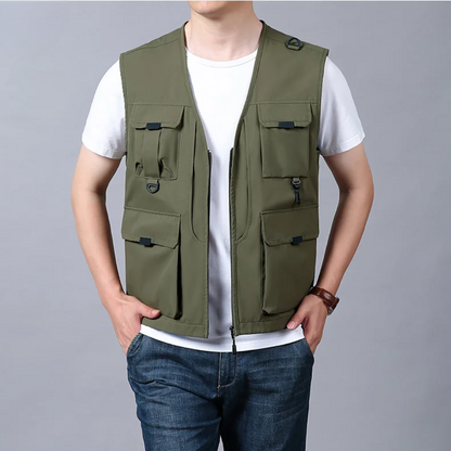 Eloïs – Gilet Cargo Respirant à Multiples Poches