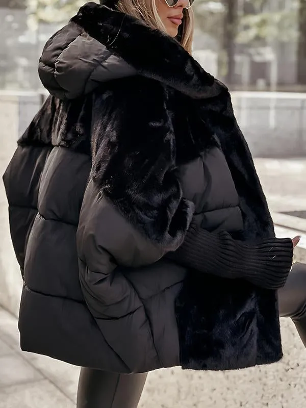 Evelyne - Veste d'hiver colorée avec capuche