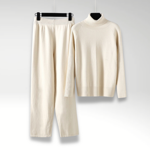 Vitoria™ | Ensemble Lounge en Tricot Torsadé à Deux Pièces
