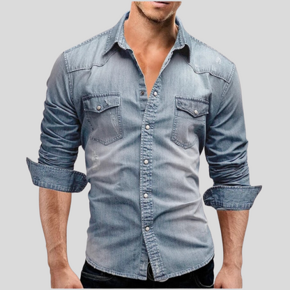 vitoria™ - Chemise en denim au design contemporain