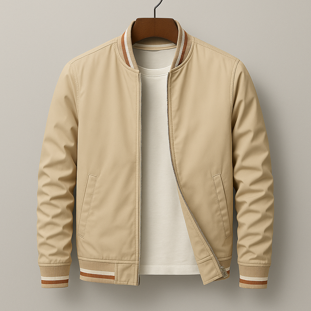 Philémon – Élégant blouson bomber à rayures