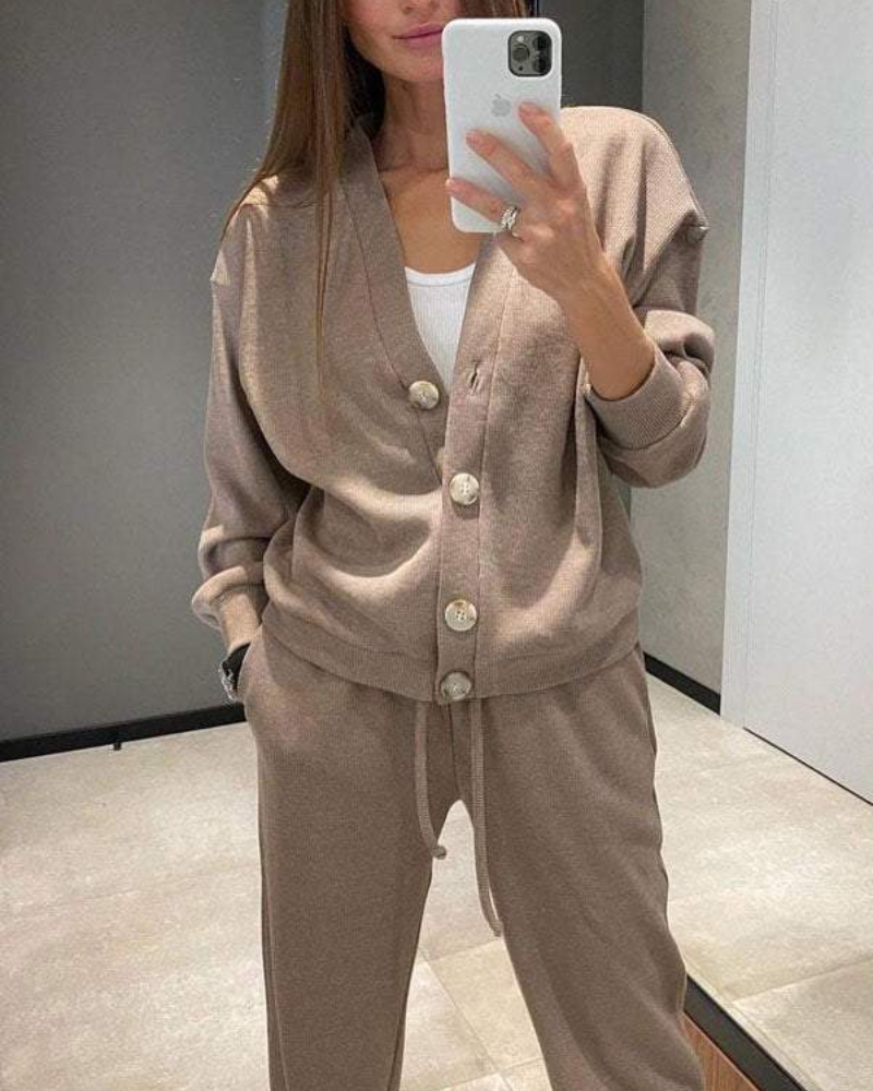 Éline - Ensemble tricoté chic et douillet