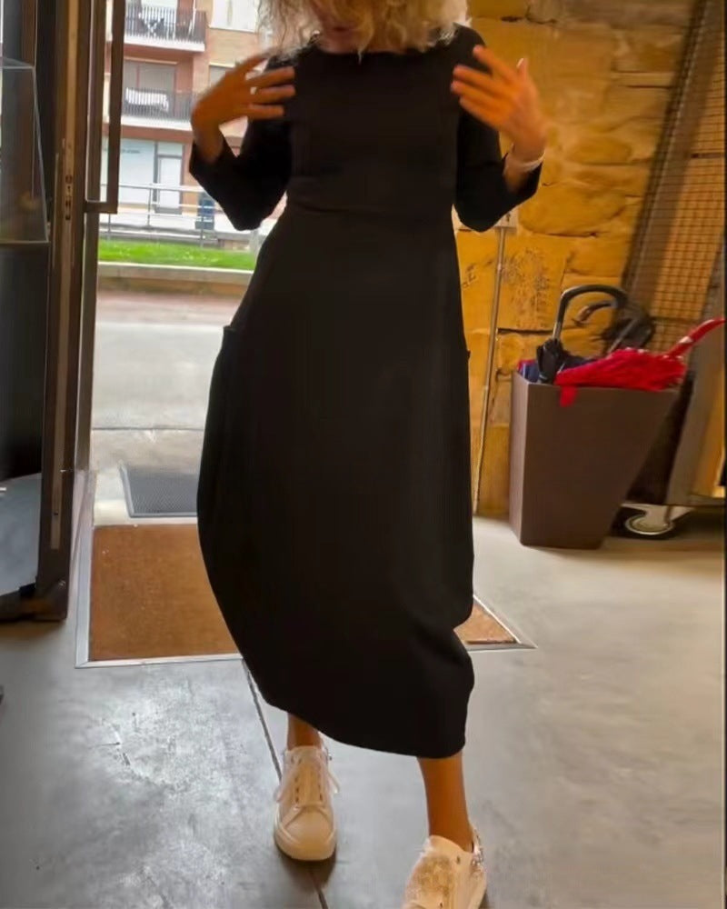 Clarinda - Élégante Robe Longue en Maille