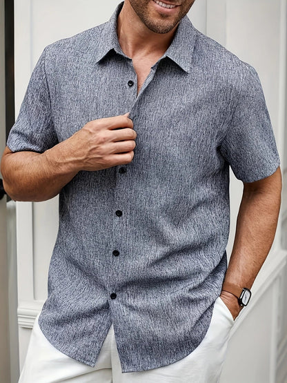 Vitoria™ | Chemise légère à manches courtes en lin mélangé