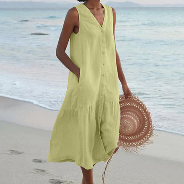Esméralda – Élégante Robe d'Été Flatteuse