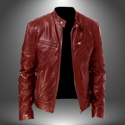 vitoria™ - Veste en cuir faite main pour homme