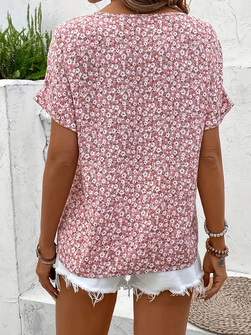 Janelle – Élégante blouse légère à motifs floraux