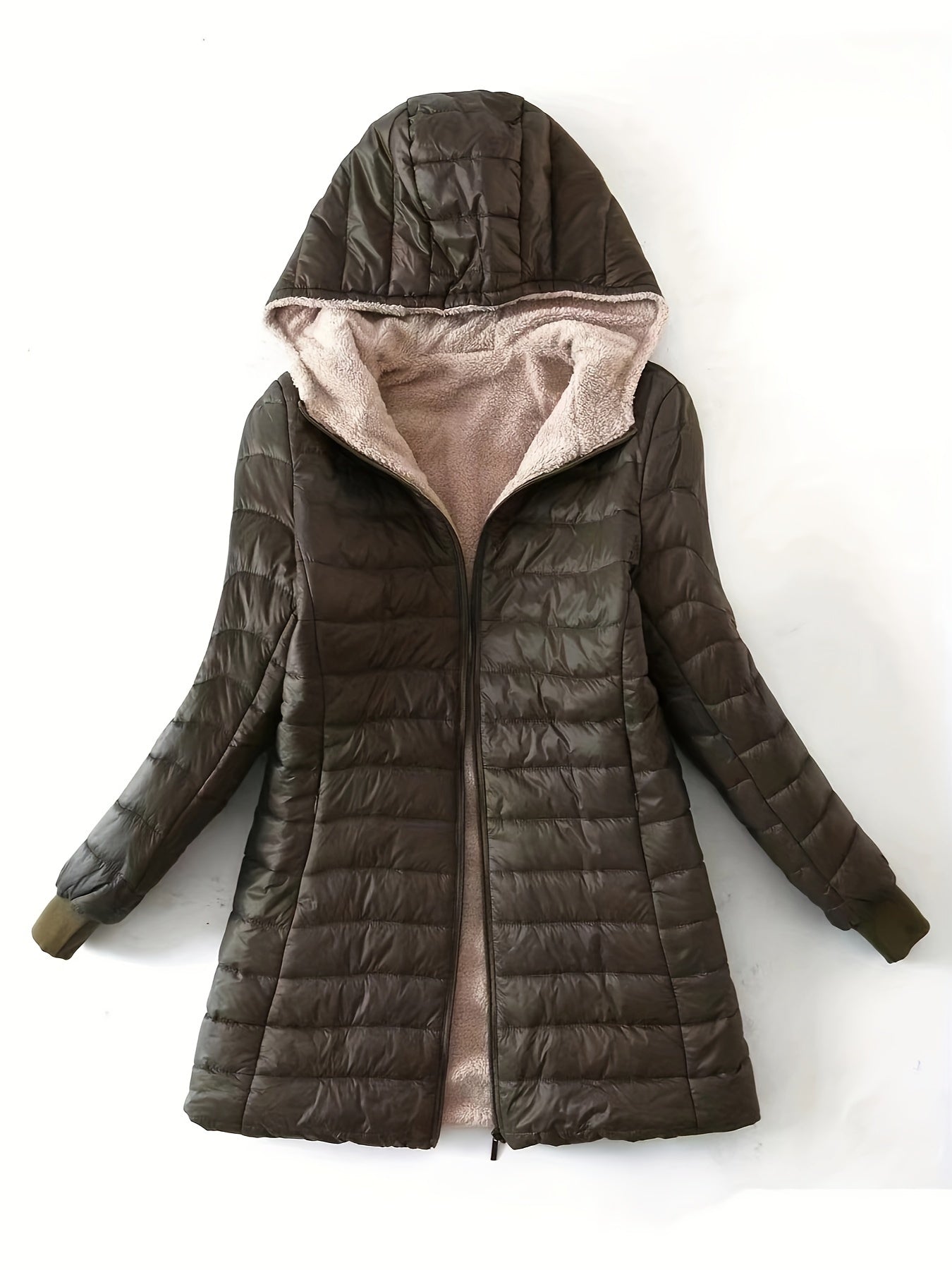 Carole - Élégante Veste Longue Imperméable