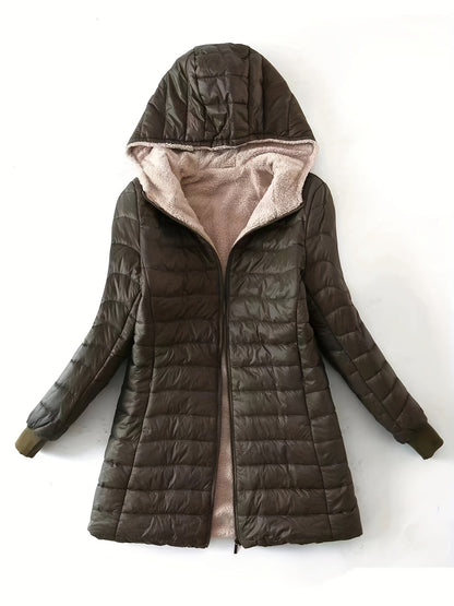 Carole - Élégante Veste Longue Imperméable