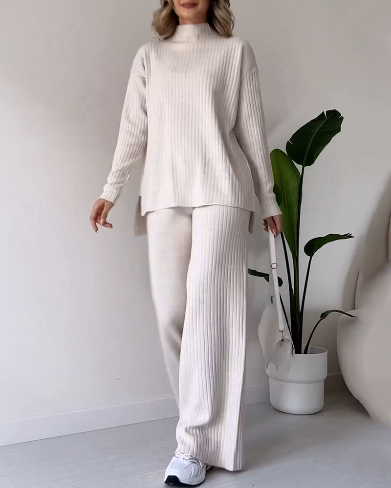 Rosette – Ensemble Chic et Décontracté en Deux Pièces