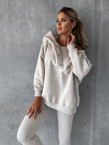 Nina - Ensemble Confort avec Sweat à Capuche Oversize