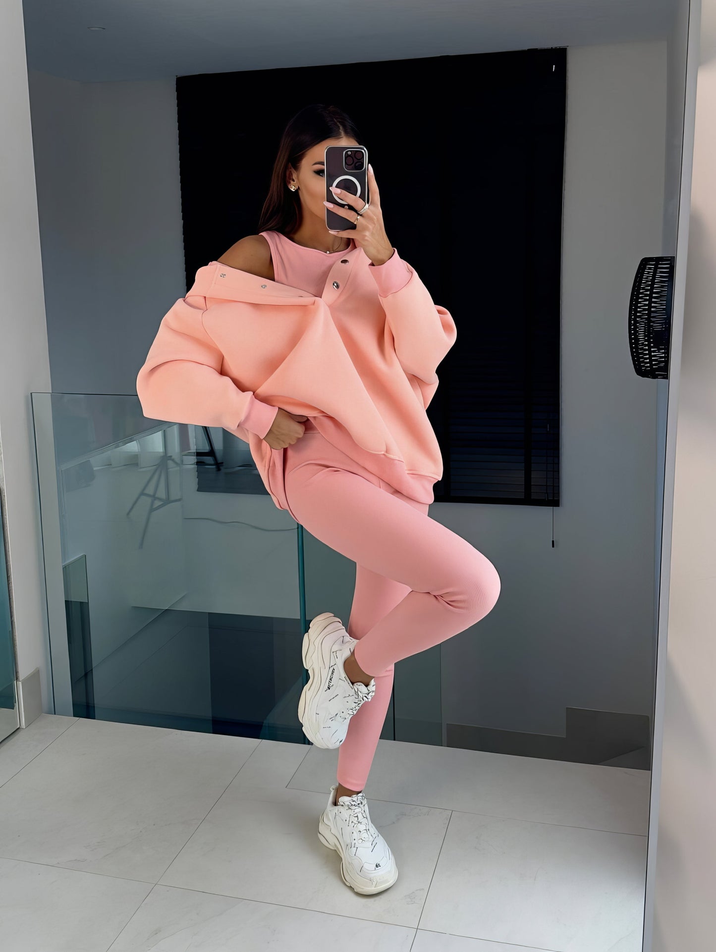 Nina - Ensemble Confort avec Sweat à Capuche Oversize