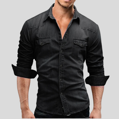 vitoria™ - Chemise en denim au design contemporain